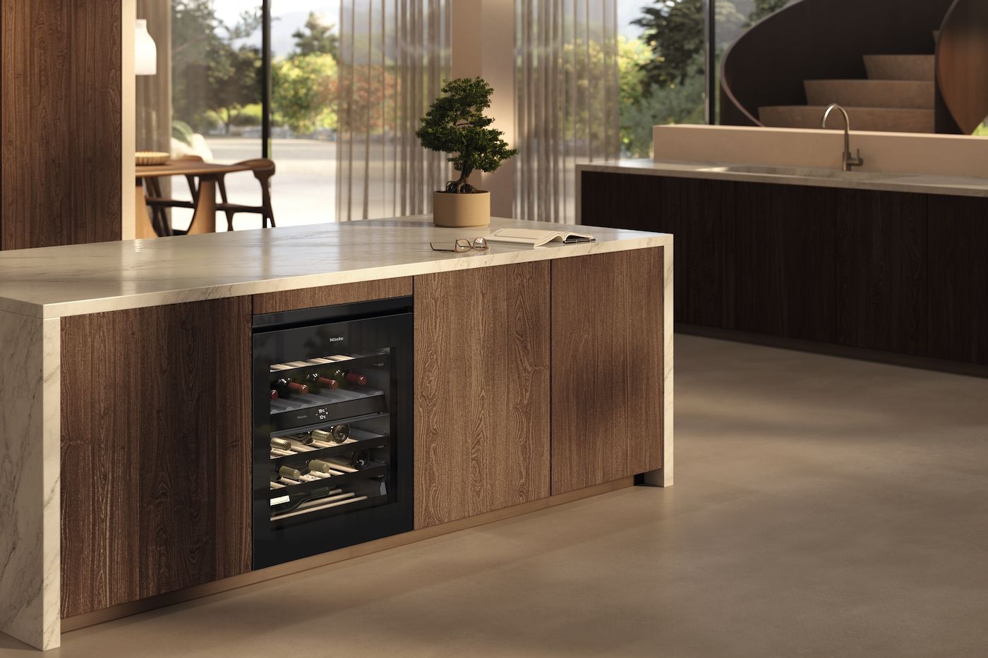 Miele KWTUS 7074 F obsw Unterbau-Weintemperierschrank