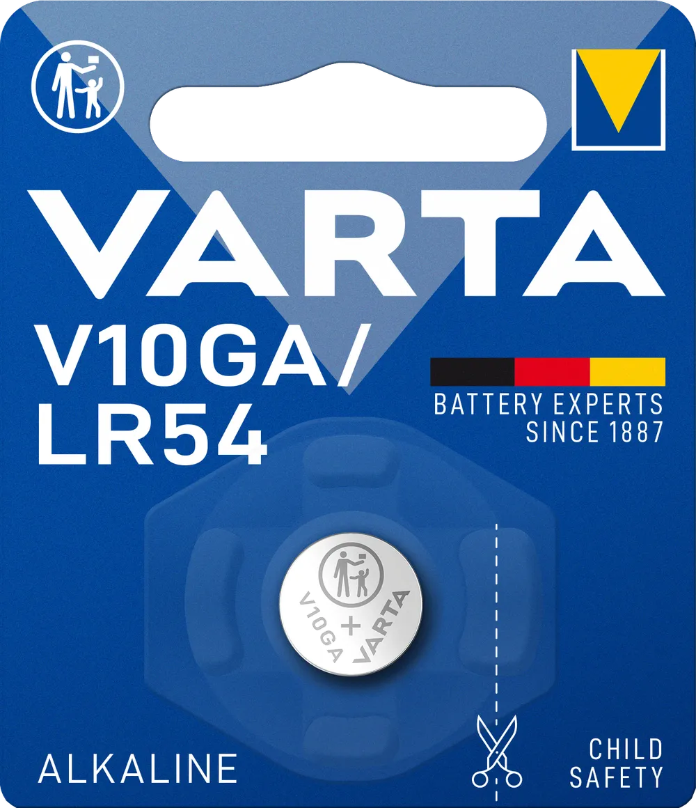 VARTA ALKALINE Special V10GA/LR54 Blister 1