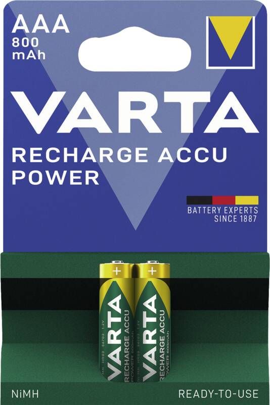 Varta 56703 Recharge Accu Power 800mAh Micro 2er Blister