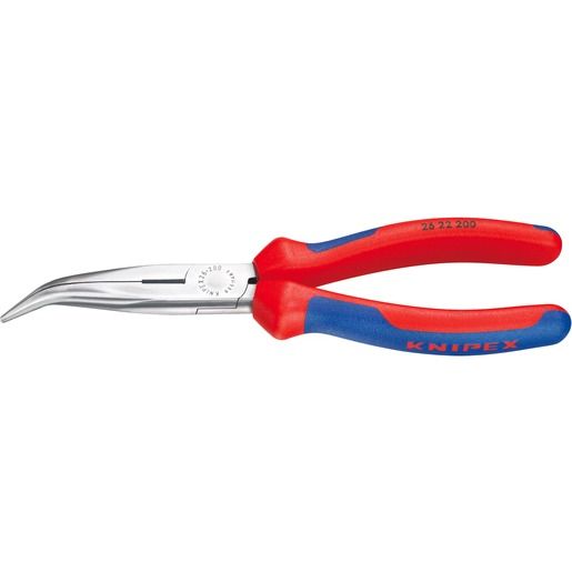 Knipex GEB. VERCHROMT 200 MM 3-K / KNIPEX FLACHRUNDZANGE 26 25 200