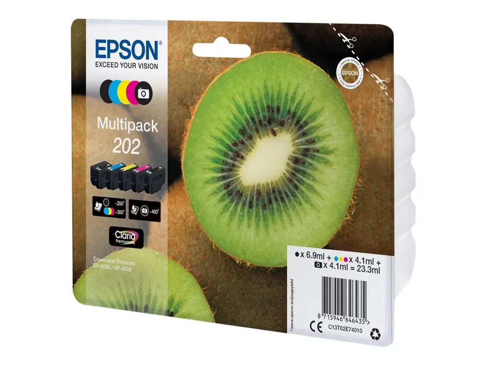 Epson 202 Multipack - 5er-Pack - Schwarz, Gelb