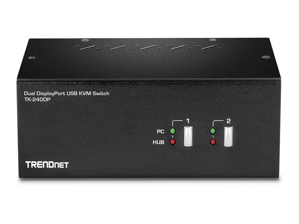 TRENDnet TK-240DP - KVM-/Audio-/USB-Switch - 2 x KVM/Audio/USB