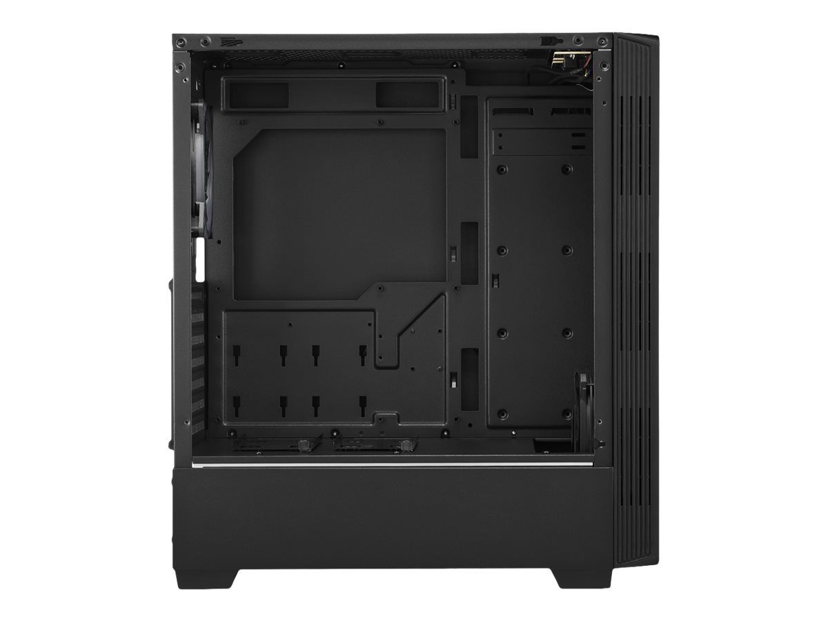 Sharkoon RGB LIT 100 - Tower - ATX - Seitenteil mit Fenster (gehärtetes Glas)