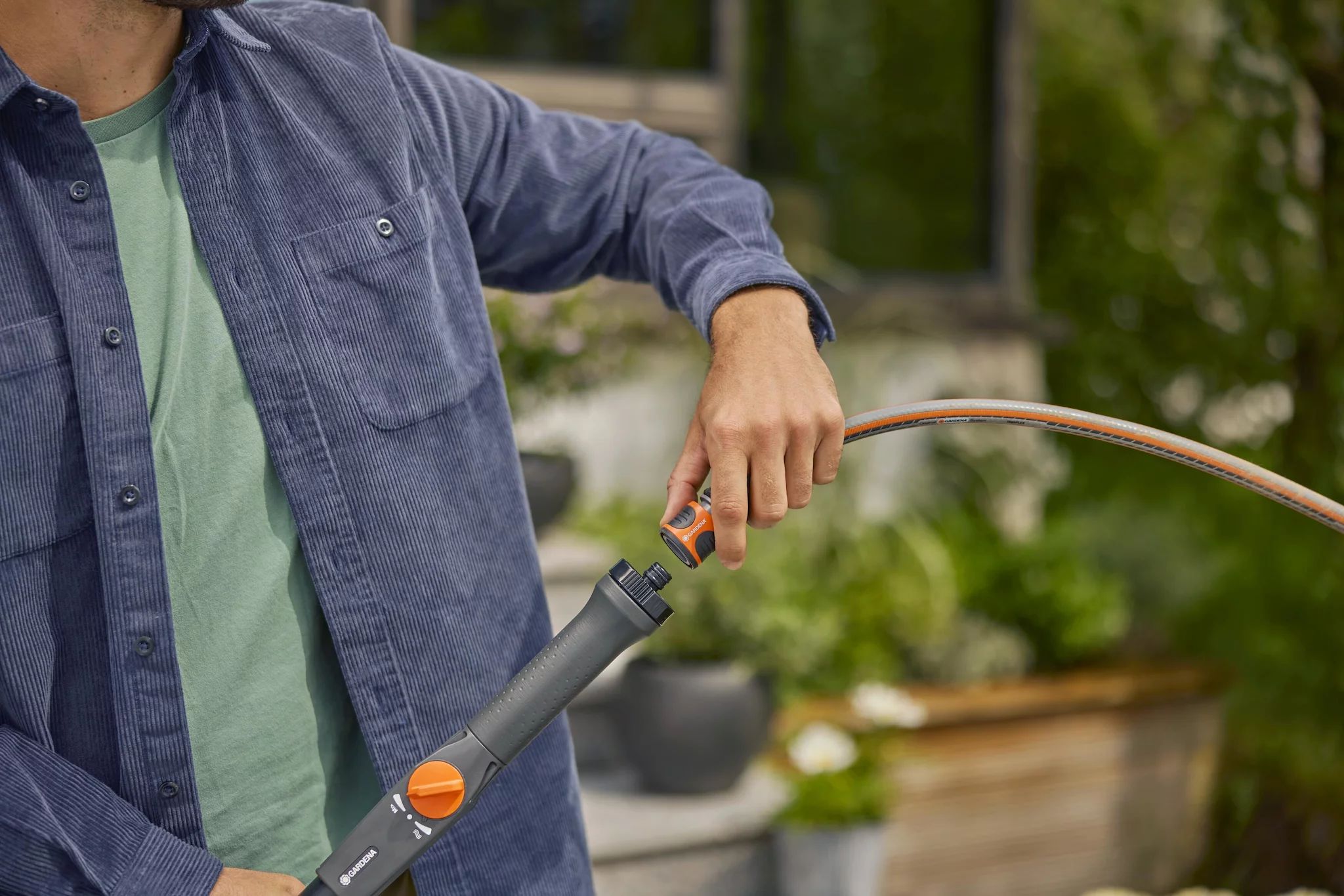 Gardena Cleansystem Teleskop-Stiel M-XL, 155 - 260cm
