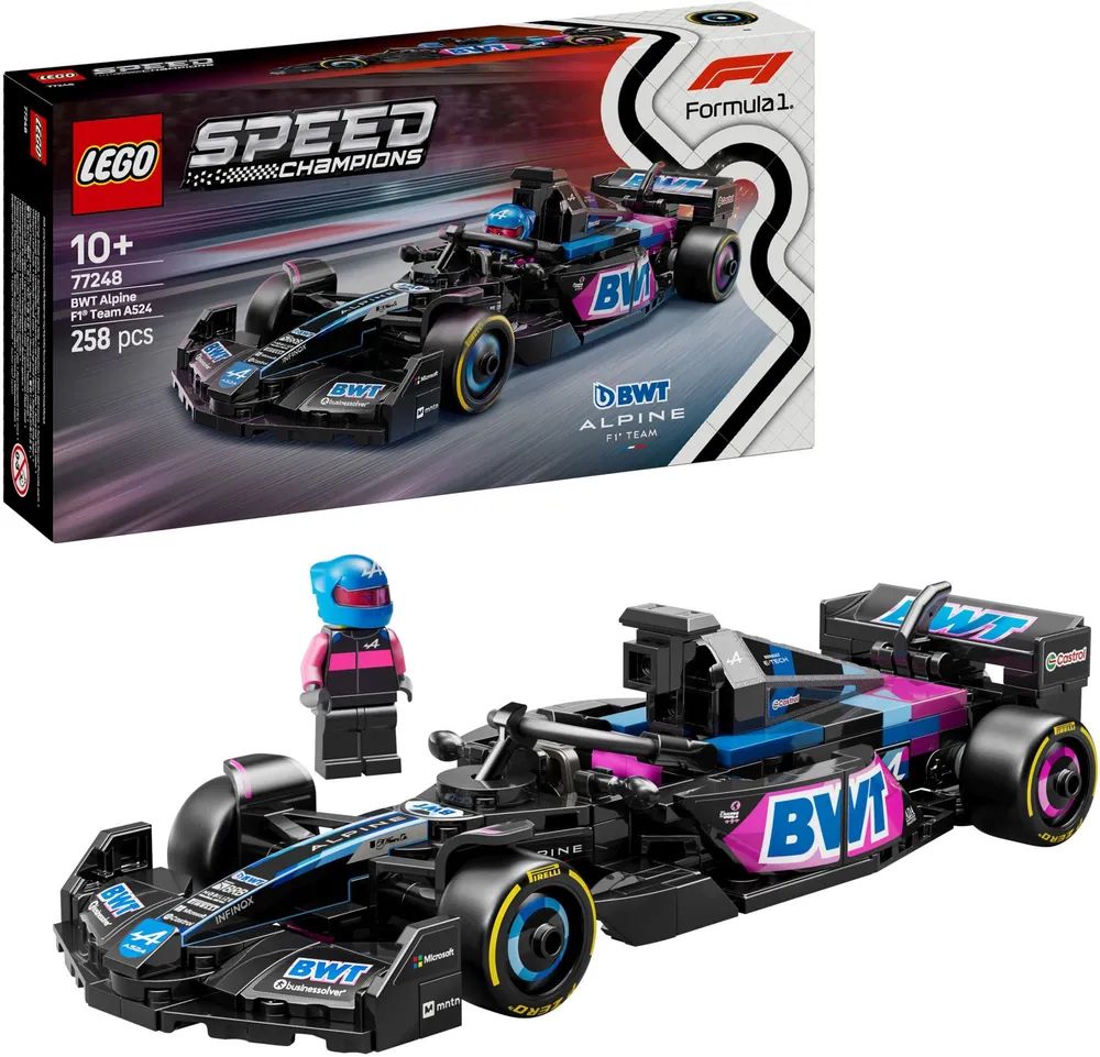 LEGO 77248 Speed Champions BWT Alpine F1 Team A524 Rennauto