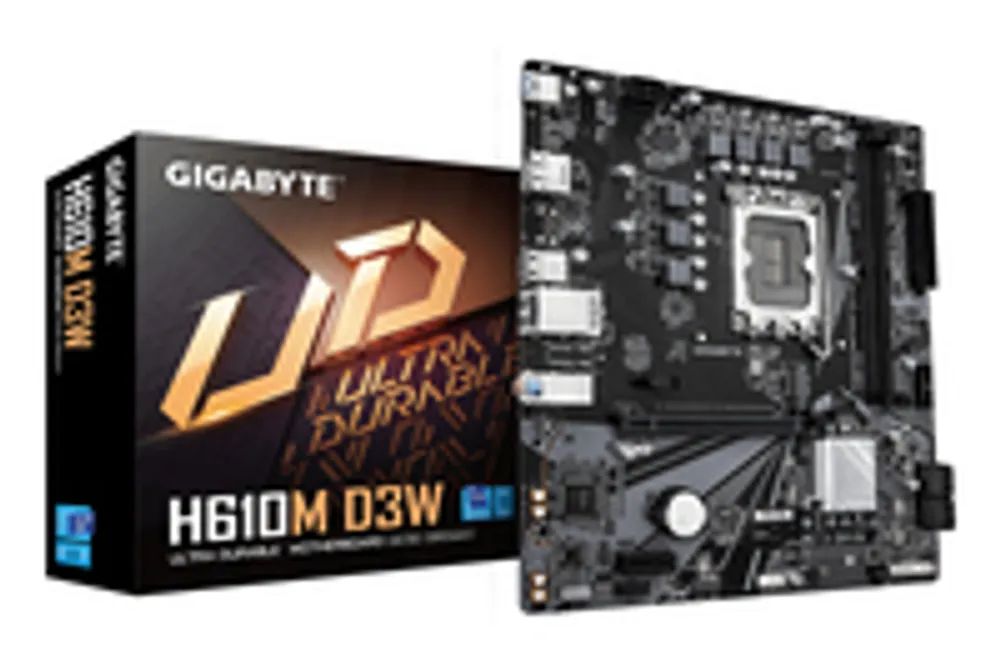 Gigabyte H610M D3W H610 S1700 mATX DDR5 - Intel Sockel 1700 (Core i) - Micro/Mini/Flex-ATX