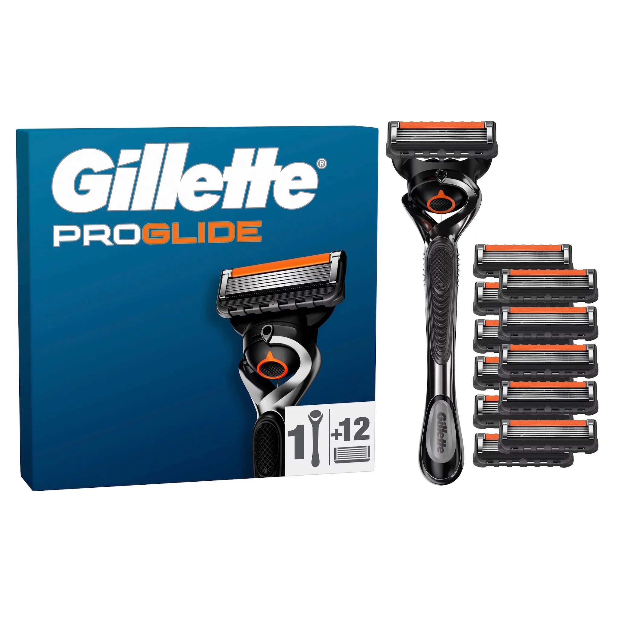 Gillette ProGlide Systemklingen 12er + Handstück