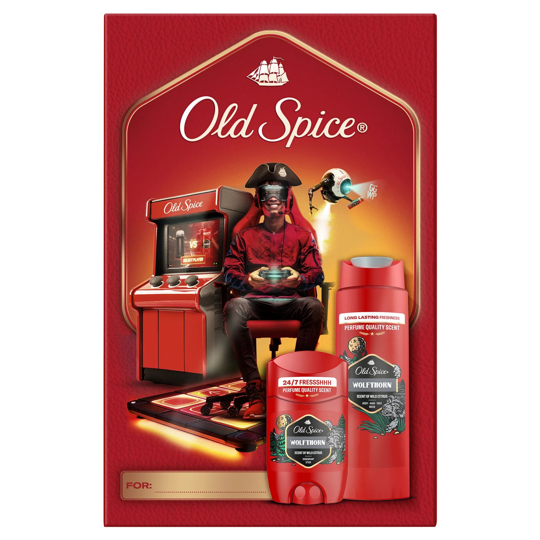 Old Spice Geschenkset Gamer Wolfthorn (Stick, SG)