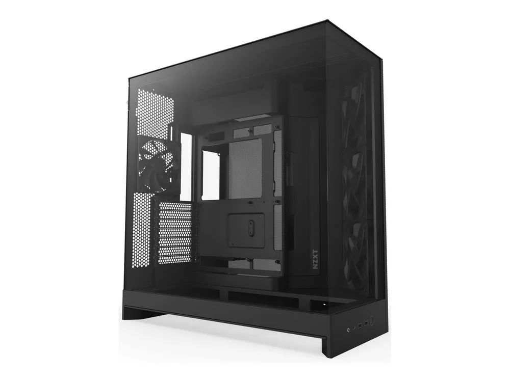 NZXT H9 Flow - Mid tower - E-ATX - Seitenteil mit Fenster (gehärtetes Glas)