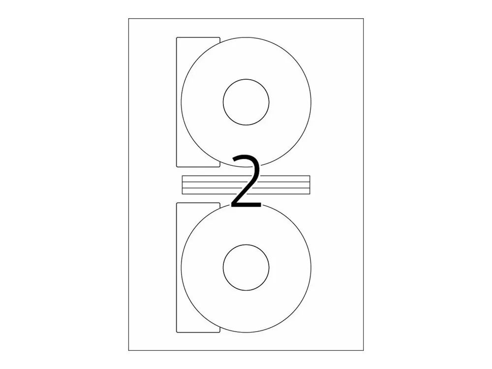 HERMA Special - Papier - matt - permanent selbstklebend - weiß - 116 mm rund 200 Etikett(en) (100 Bogen x 2)