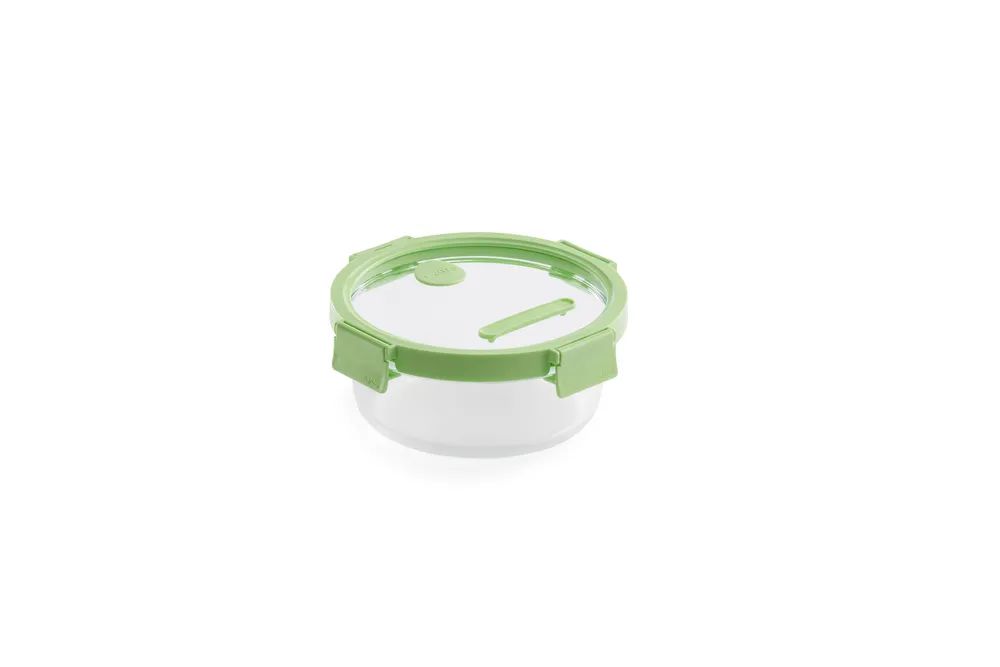 Lékué Rundes Vorratsglas, 950 ml - Green