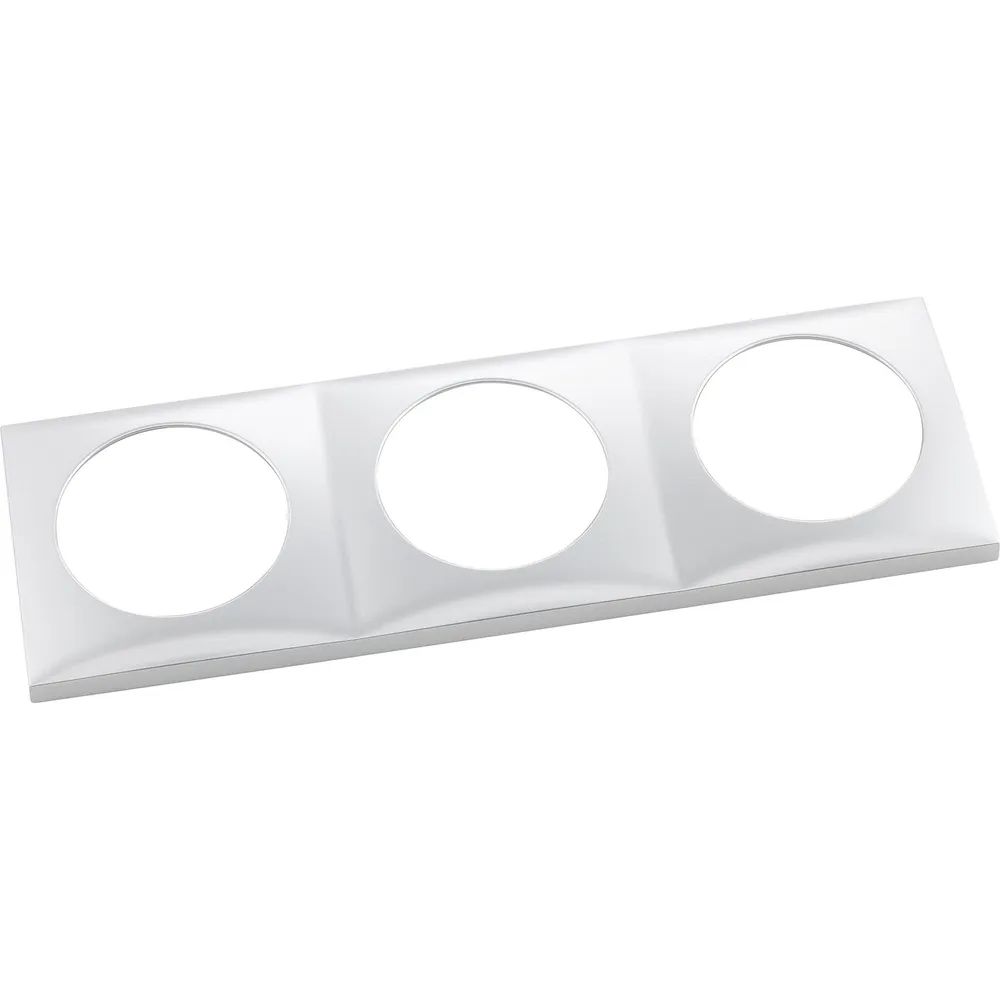 BERKER Integro Flow Rahmen 3-fach chrom matt lackiert