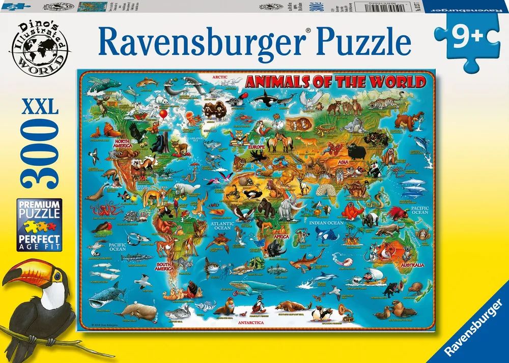 Ravensburger Verlag GmbH Pz. Tiere rund um die Welt 300T XXL
