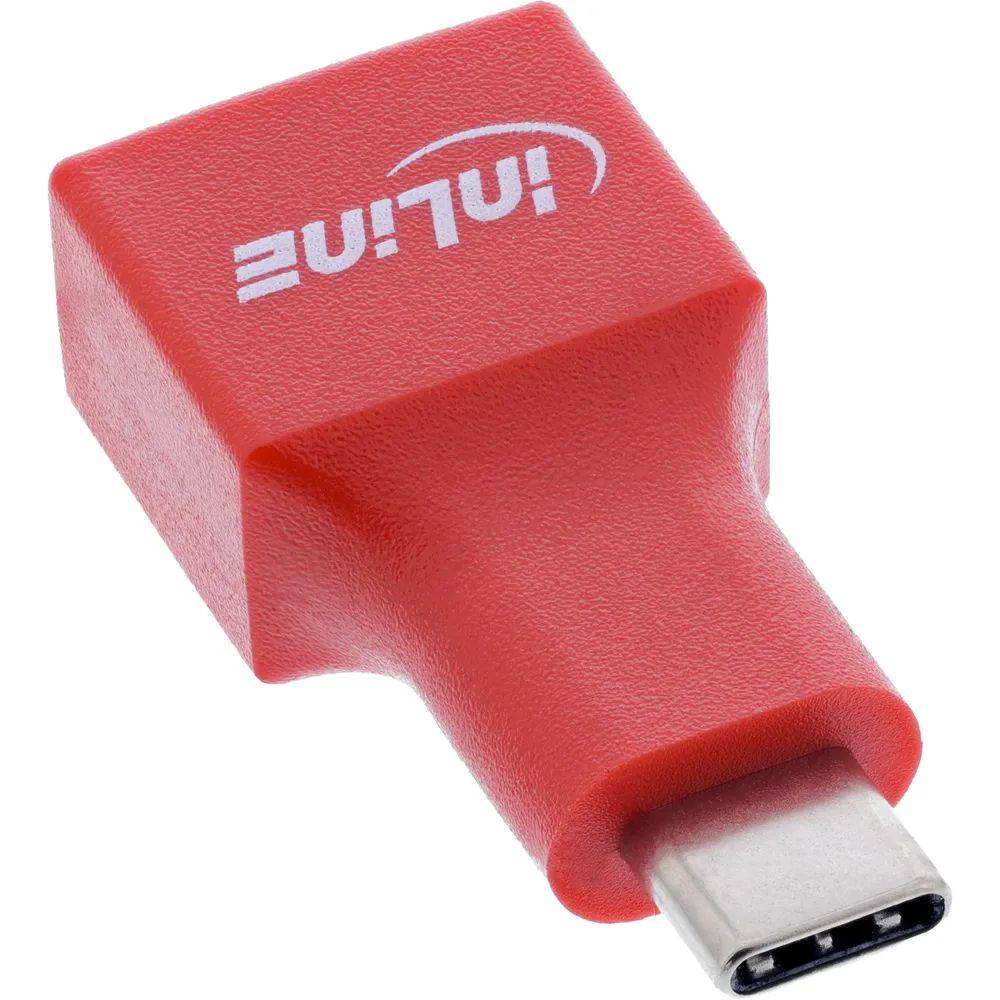 InLine USB-Datenblocker - Adapter USB-C Stecker an USB-A Buchse - 5 V - 1,5 A