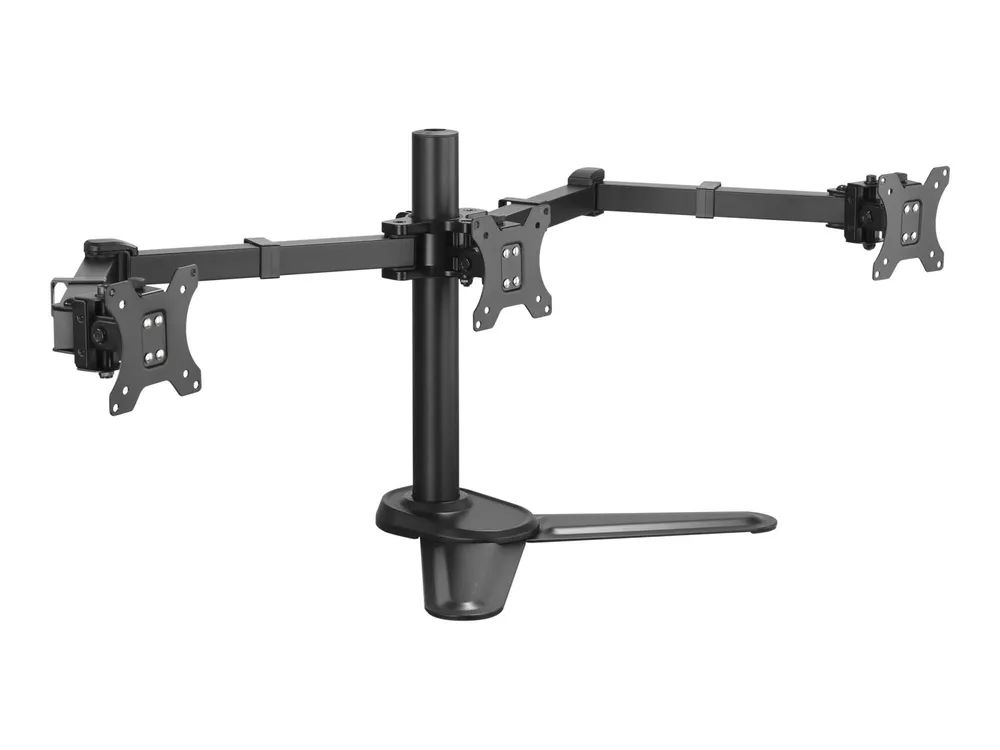 Equip Pro - Aufstellung - neigbar - für 3 LCD-Anzeigen - Schwarz - Bildschirmgröße: 43.2-68.6 cm (17"-27")