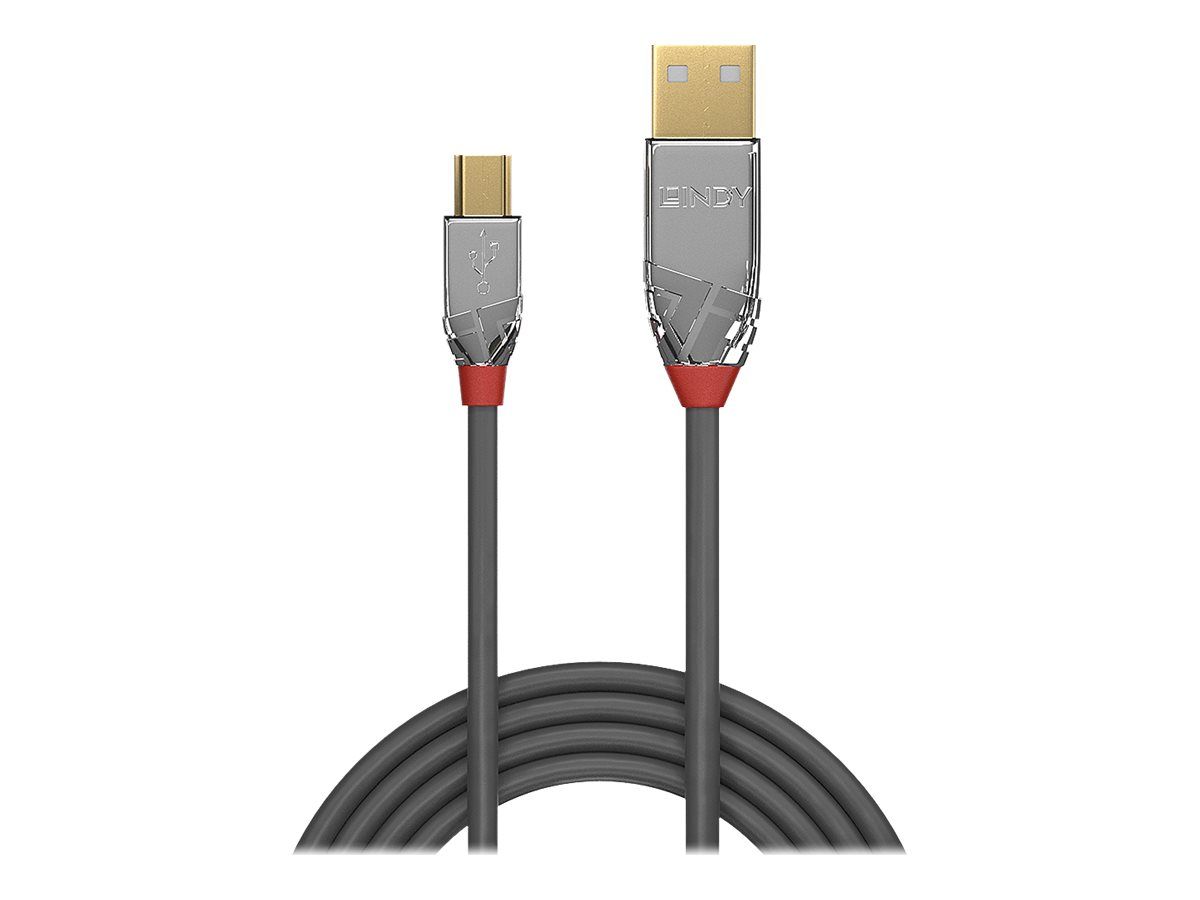 Lindy CROMO - USB-Kabel - USB (M) bis Mini-USB, Typ B (M)