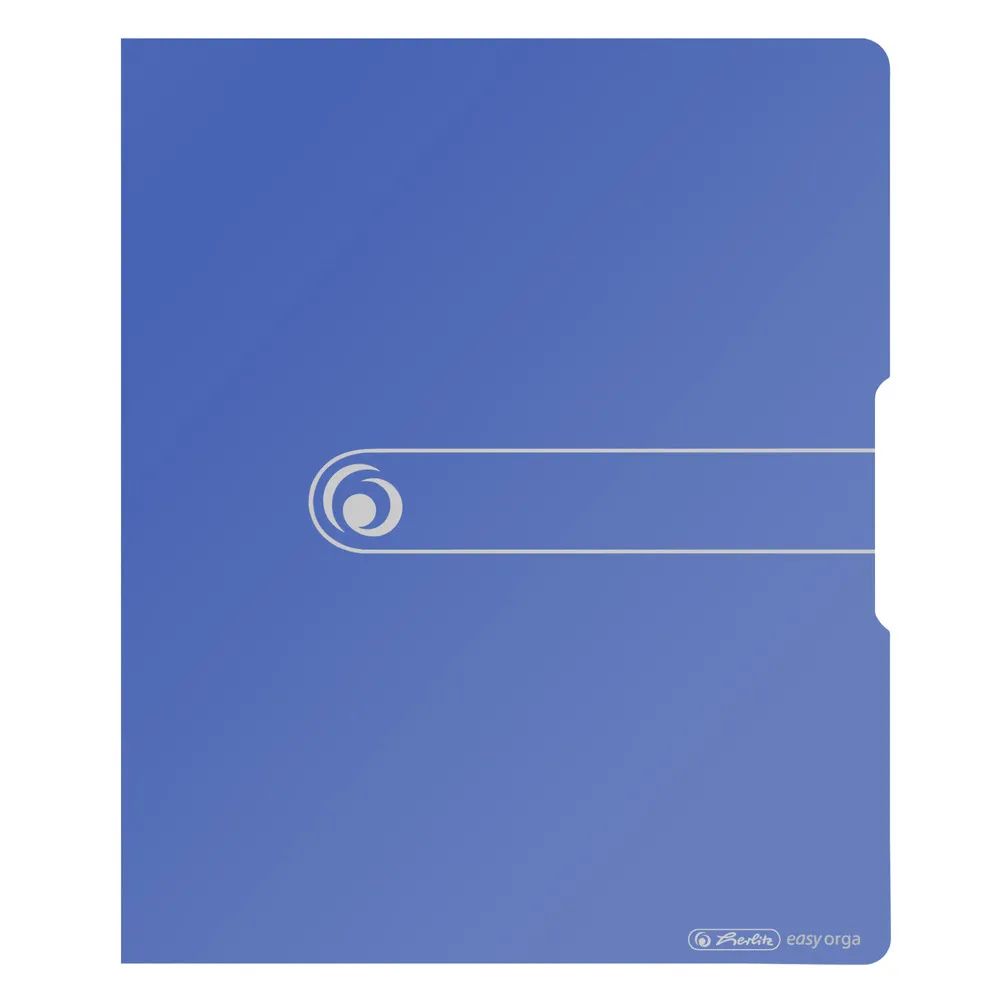 herlitz Ringbuch HERLITZ EASY Orga to Go A4 Rückenbreite 38mm  2-D-Ringe PP Opak Blau