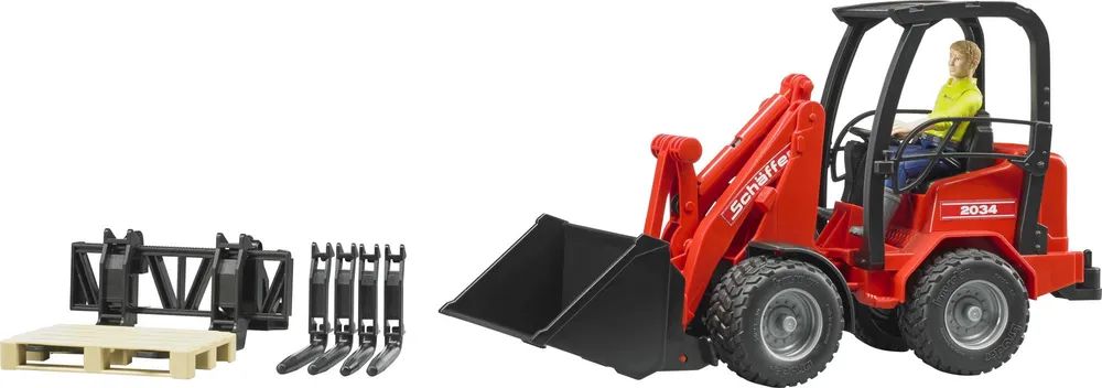 Bruder 02191 - Schwarz - Rot - ABS Synthetik - 4 Jahr(e) - 1:16 - Nicht für Kinder unter 36 Monaten geeignet - 96 mm