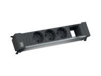Bachmann POWER FRAME - Größe M - Steckdosenleiste - Wechselstrom 250 V - Eingabe, Eingang GST18i3 - Ausgangsanschlüsse: 3 (power CEE 7/3)