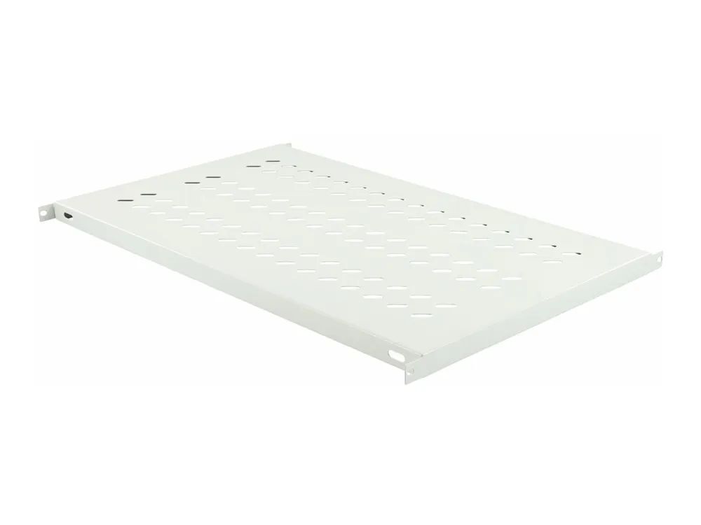 Lanview by Logon - Rack - Regal - tray for cabinets, d=1000 - weiß, RAL 7035 - 1U - 48.3 cm (19")