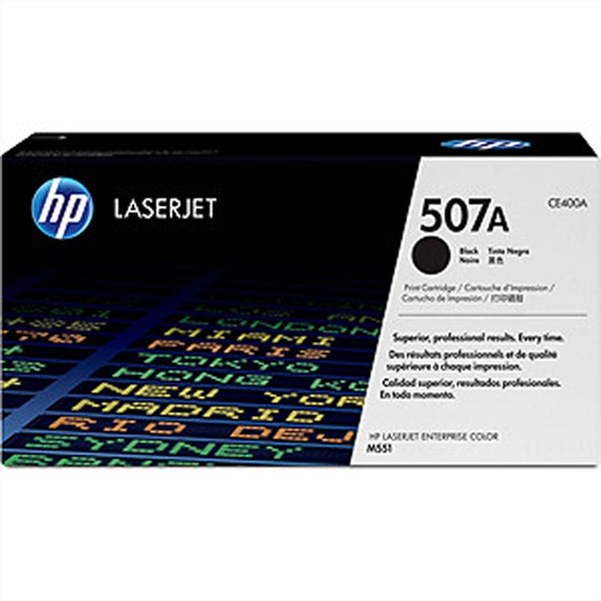 HP 507A - Schwarz - original - LaserJet - Tonerpatrone (CE400A)