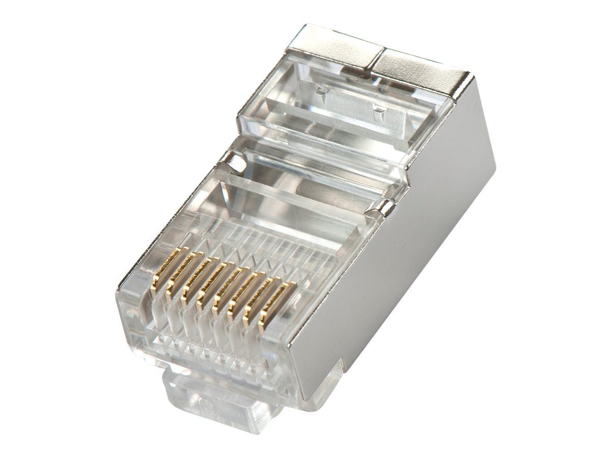 Lindy Netzwerkanschluss - RJ-45 (M) - STP - CAT 5e - durchsichtig - (Anzahl pro Packung: 10)