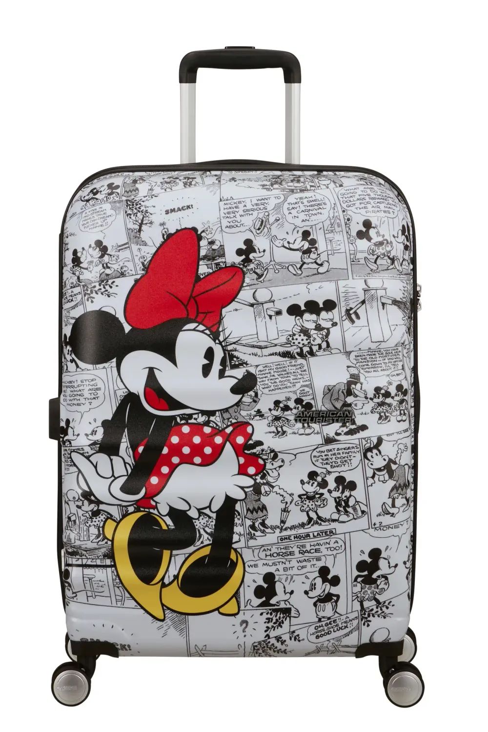 AMERICAN TOURISTER WAVEBREAKER SPIN.67/24, MINNIE COMICS WHITE Open-Box