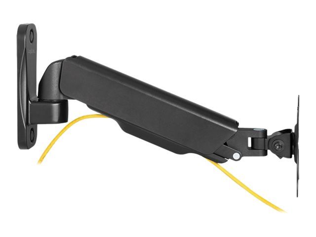 LogiLink Befestigungskit - Gasfeder - für Flachbildschirm - Kunststoff, Stahl, Aluminium - Schwarz - Bildschirmgröße: 43.2-81.3 cm (17"-32")