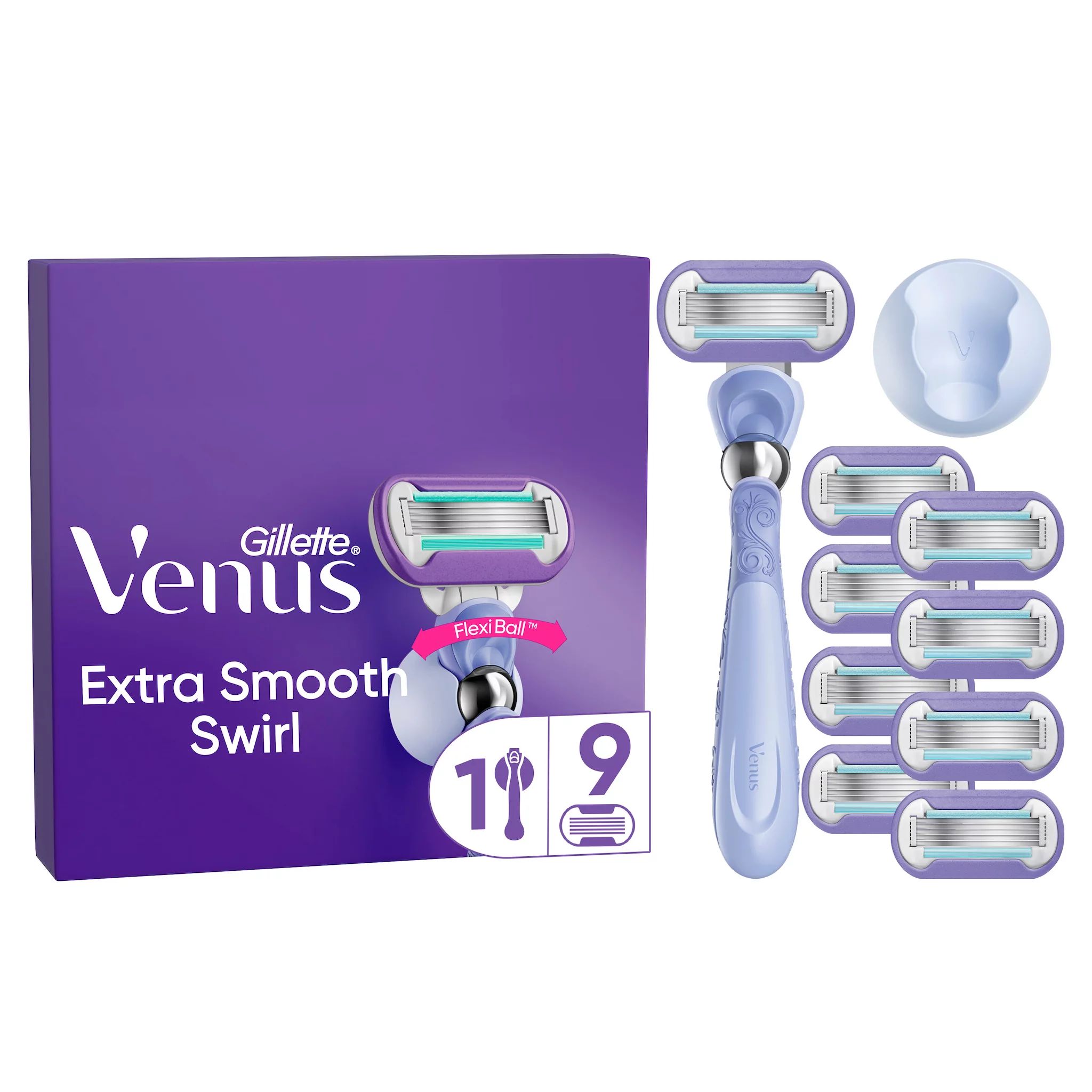 Gillette Venus Deluxe Smooth Swirl Systemklingen  + Handstück 