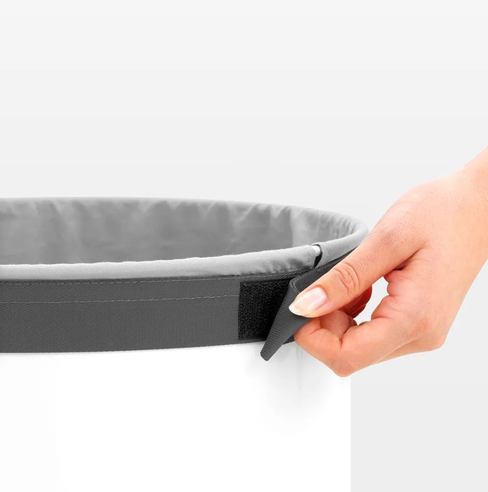 Brabantia Wäschebox 60L, Korkdeckel - White