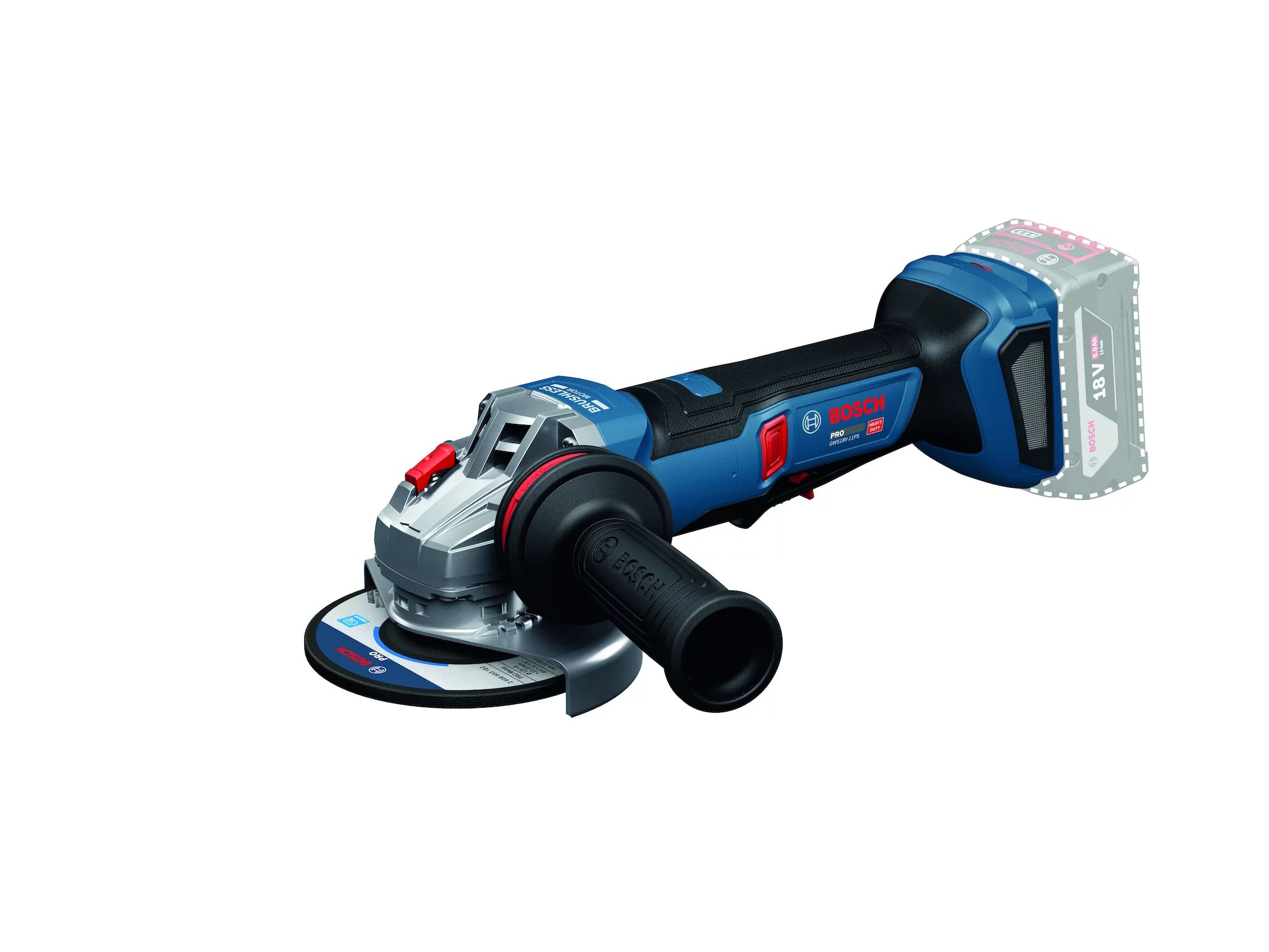 Bosch GWS18V-11PS Akku-Winkelschleifer solo