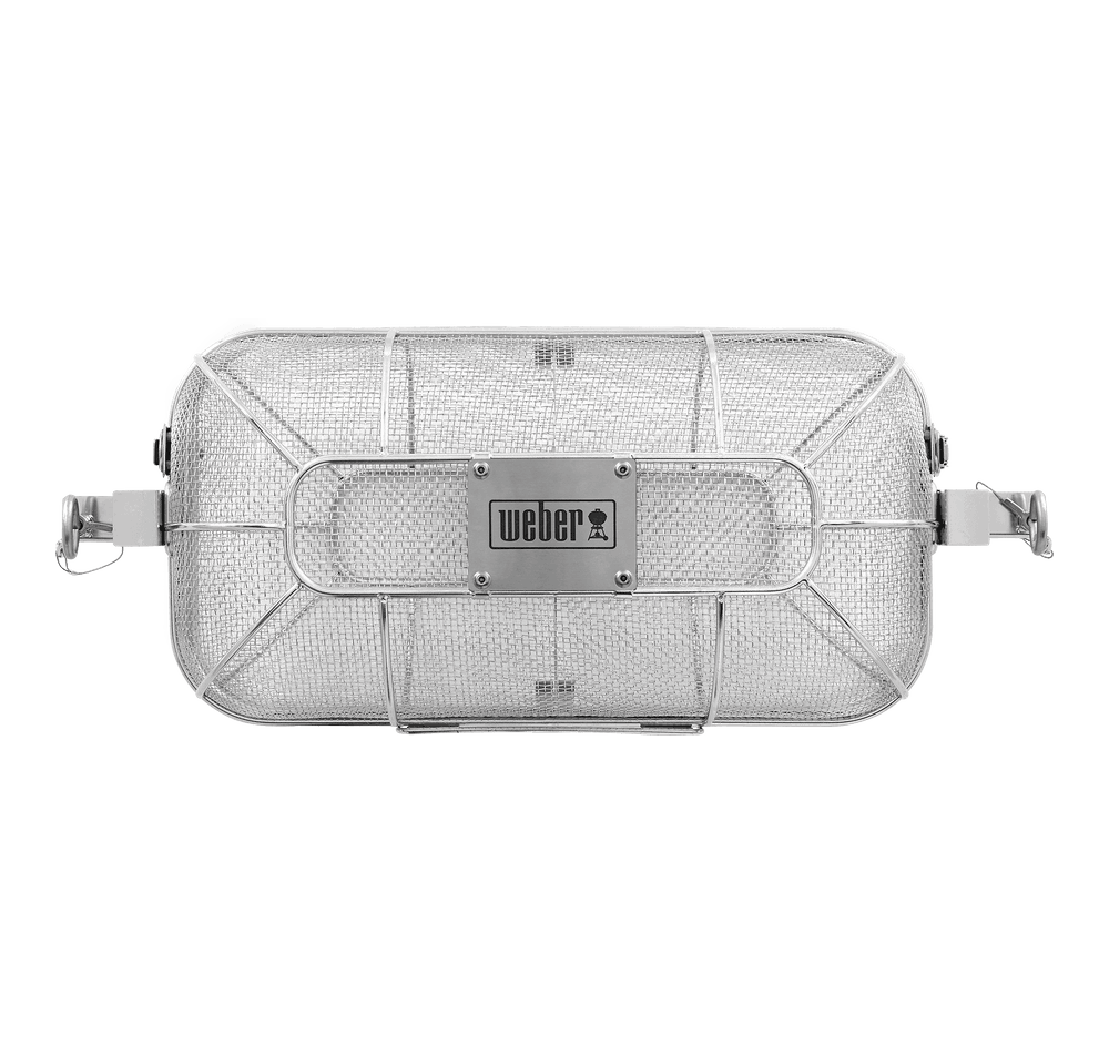 Weber CRAFTED Drehspießkorb aus feinem Drahtgewebe