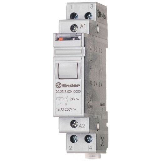 Finder STROMSTOßSCH. 1S 1Ö 16A 24VDC / FINDER 20.23.9.024.4000 REG 20.23.9.024.4000
