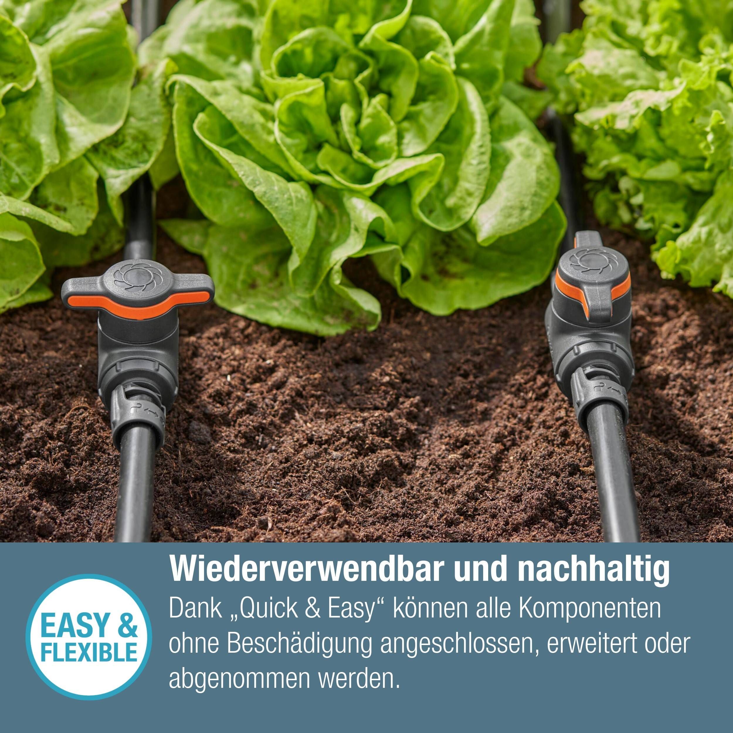 Gardena Micro-Drip-System Regulier-/Absperrventil 13 mm (1/2") - Inhalt: 1 Stück