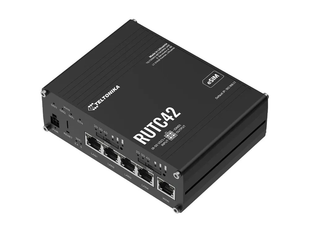 Teltonika RUTC42 - Wireless Router - WWAN 4-Port-Switch