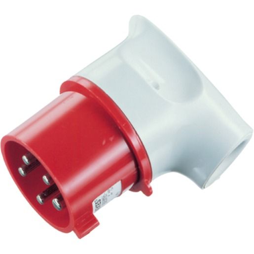 Mennekes CEE-WINKELSTECK. 400V-5X32A/6H / MENNEK 3266 ROT IP44 AM 3266