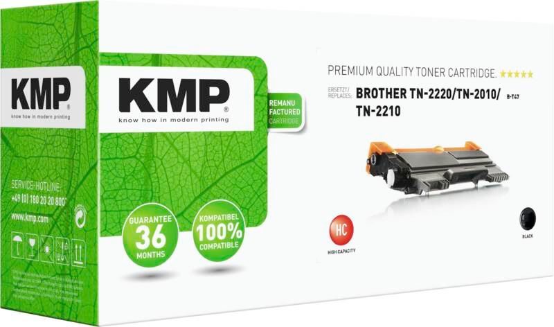 KMP Toner B-T47 OEM Brother TN-2010 / TN-2220