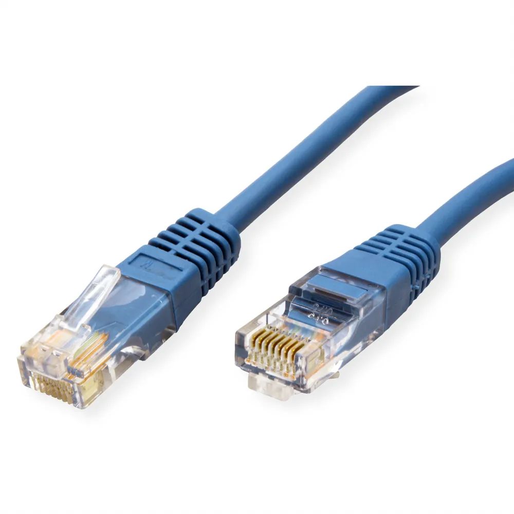 ROLINE Patchkabel Cat.5e (Class D) UTP, blau, 0,5 m