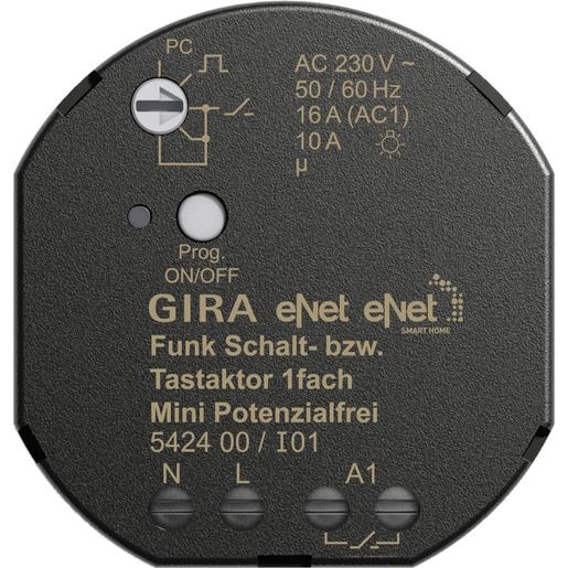 Gira FUNK SCHALT/TASTAKTOR MINI 1F / GIRA 542400 POT.FREI 542400