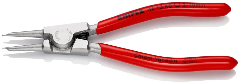 KNIPEX Sicherungsringzange für Außenringe auf Wellen mit Kunststoff überzogen verchromt 140 mm