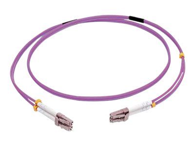 C2G 5m LC/LC OM4 LSZH Fibre Patch - Purple - Patch-Kabel - LC Multi-Mode (M)