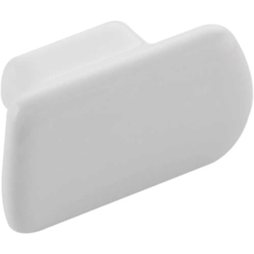 Furnipart Möbelknopf Vanilla Breite 49,5, Tiefe 26 mm, Keramik weiß
