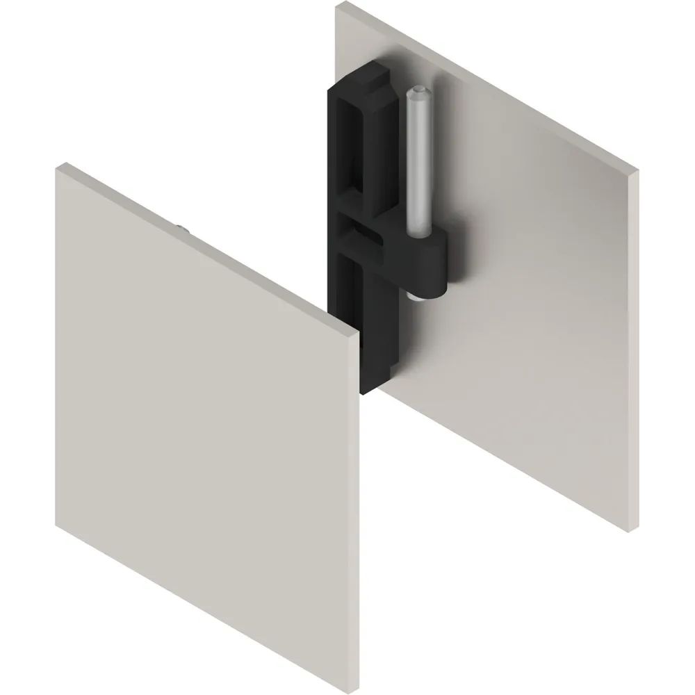 HELM GT-S 150 Abdeckkappen-Set klemmbar Edelstahl-Effekt