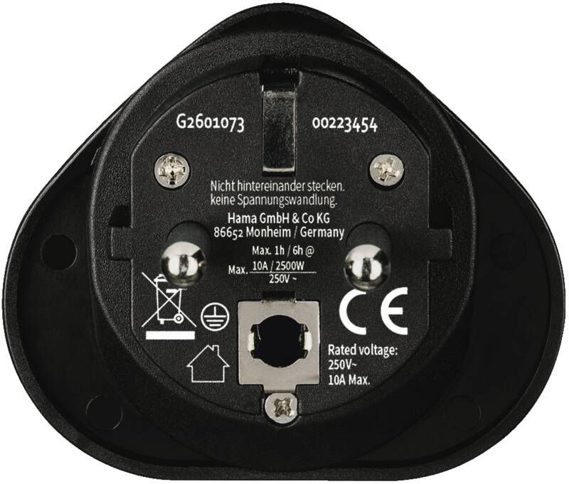 Hama 223454 REISESTECKER UNIVERSELL->D
