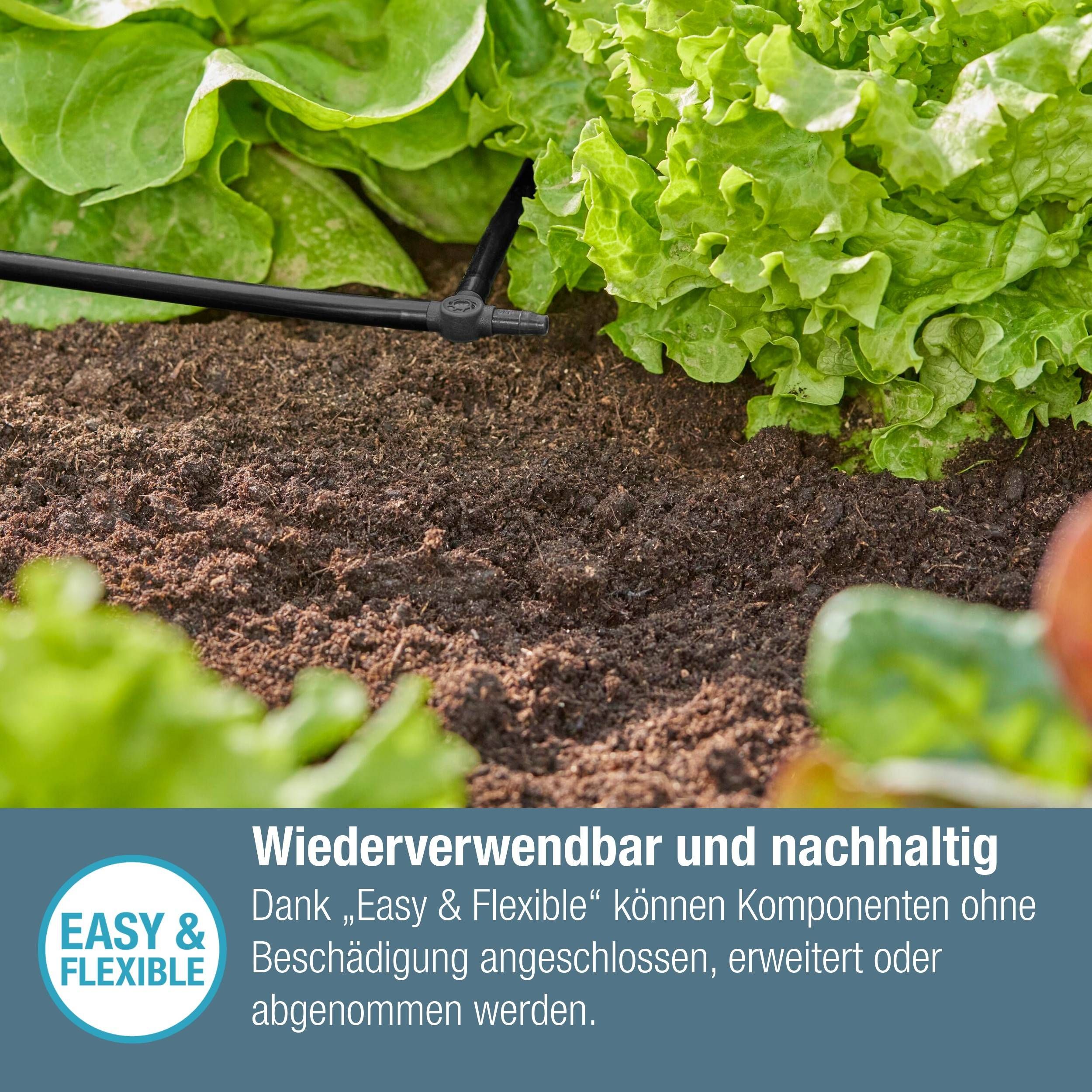 Gardena Micro-Drip-System T-Stück 4,6 mm (3/16") - Inhalt: 10 Stück