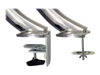 Ergotron MX - Befestigungskit (Gelenkarm, Spannbefestigung für Tisch, Tischplattenbohrung, Basis, Verlängerung) - Konstante Krafttechnologie - für LCD-Display - Polished Aluminum - Bildschirmgröße: bis zu 76,2 cm (bis zu 30 Zoll)