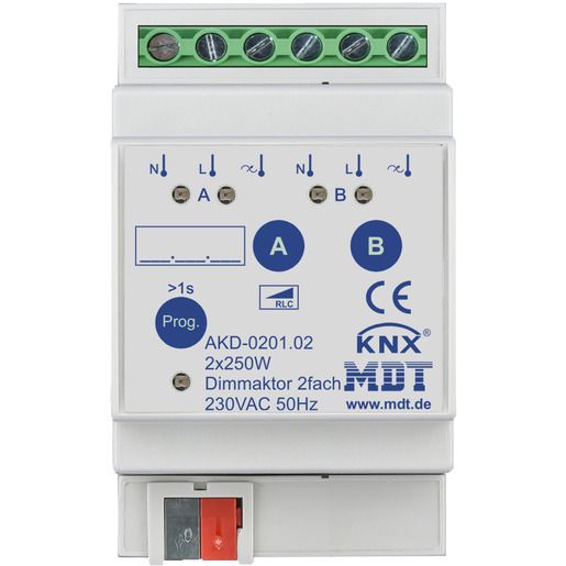 MDT DIMMAKTOR 2FACH 250W 230V / AKD-0201.02