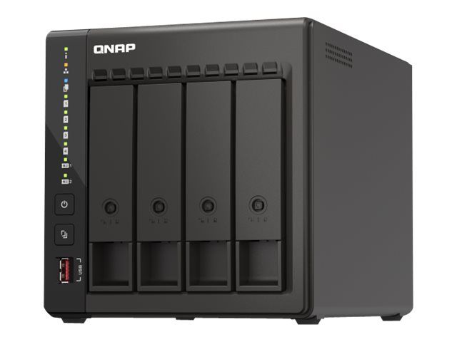 QNAP TS-453E - NAS - Tower - Intel® Celeron® - J6412 - 8 GB - 0 TB
