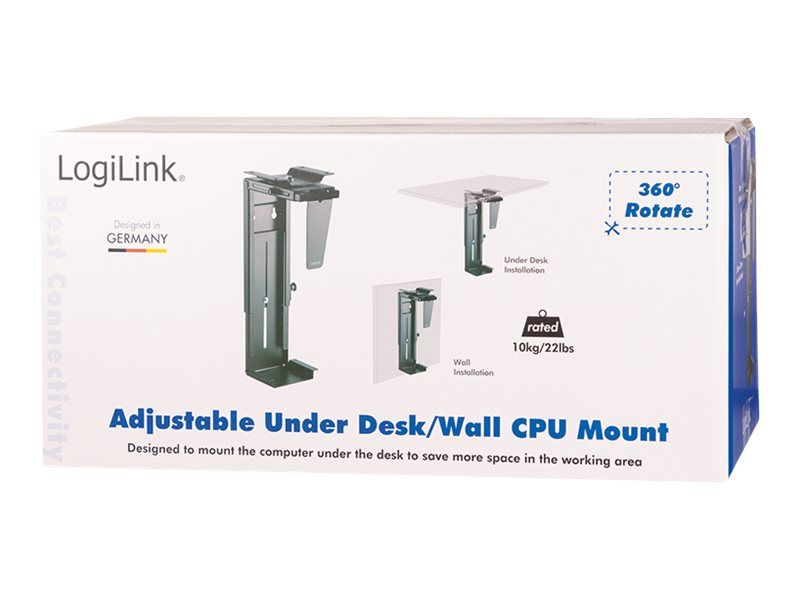 LogiLink System-Montageklammer - unter Tisch
