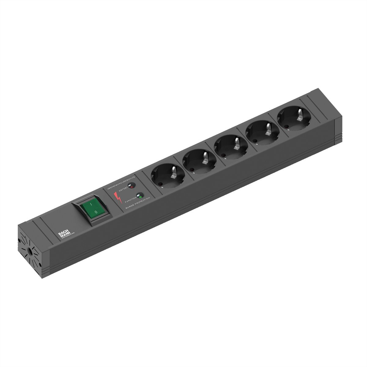 Bachmann CONNECT LINE - Stromverteilungseinheit - Ausgangsanschlüsse: 5 (CEE 7/3)